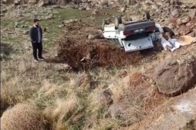 Siverek’te otomobil köprüden uçtu, sürücü yaralandı