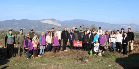 Söke’de fidanlar toprakla buluştu