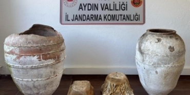 Söke’de tarihi eser operasyonu