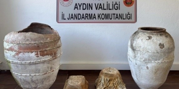 Söke’de tarihi eser operasyonu