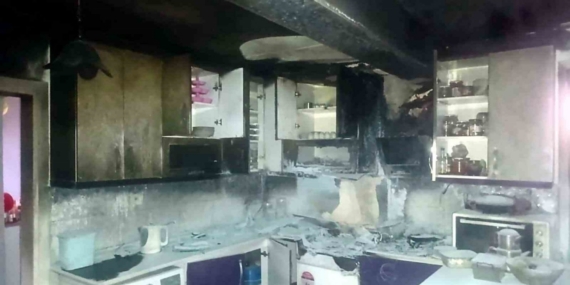 Su içmeye kalktı, alevlerle burun buruna geldi