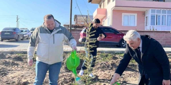 Şuhut İlçe Emniyet Müdürlüğü Hatıra Ormanı oluşturuldu