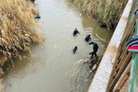 Sulama kanalında kaybolan sürücüyü arama çalışmaları sürüyor