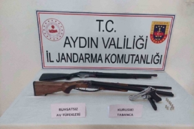 Sultanhisar’da silah operasyonu