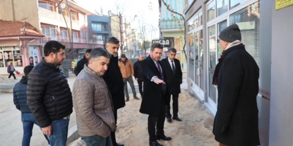 Tavas ilce merkezinde üst yapı çalışmalarını tüm hızıyla devam ediyor