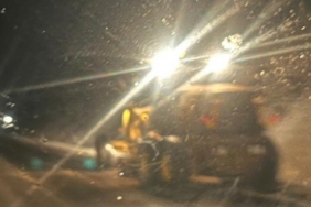 Tavşanlı’da kar mesaisi