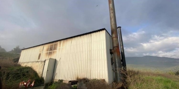 Tavuk çiftliğinde çıkan yangın korkuttu