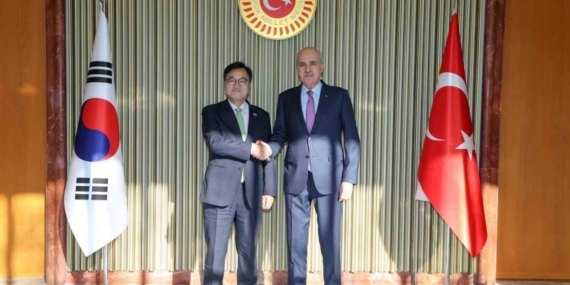 TBMM Başkanı Kurtulmuş, Kore Cumhuriyeti Ulusal Meclisi Başkanı Woo Wonshik ile görüştü