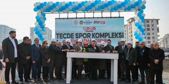 Tecde Spor Kompleksi’nin temeli atıldı