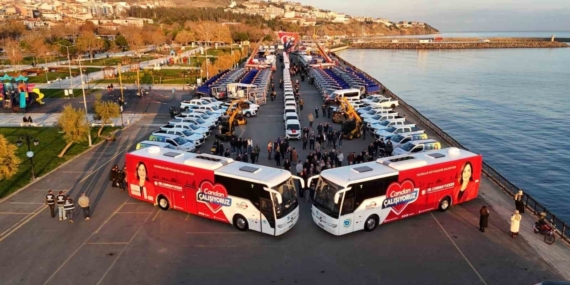 Tekirdağ’da dev yatırım: Yüzlerce araç alındı