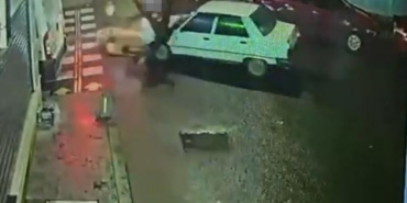 Tekirdağ’da feci kaza kamerada