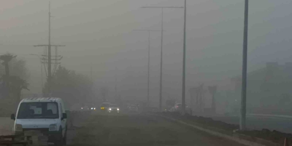 Tekirdağ’da sis etkili oldu