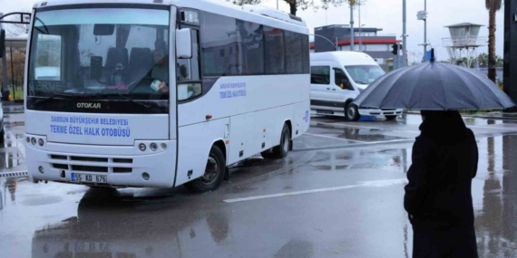 Terme’de toplu ulaşımda SAMKART dönemi başladı