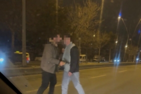 Tırın önüne atladı, trafiği kilitledi