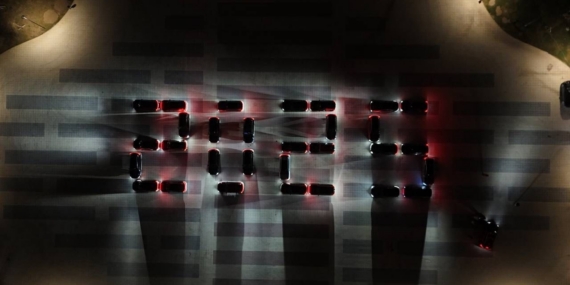 Togg’larla 2026’ya özel koreografi gösterisi