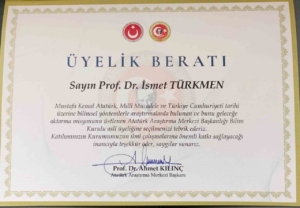 TOGÜ’lü Prof. Dr. İsmet Türkmen’e ulusal düzeyde önemli görev
