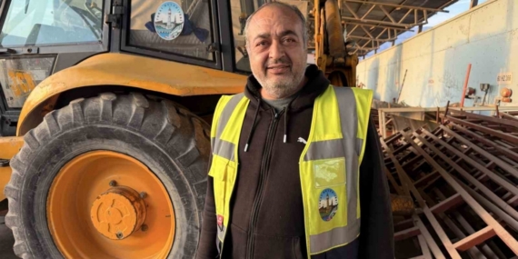 Tokat Belediye operatöründen minik operatöre jest