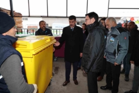 Tokat Belediyesi’nden çöp tenekeleri için sıra dışı test