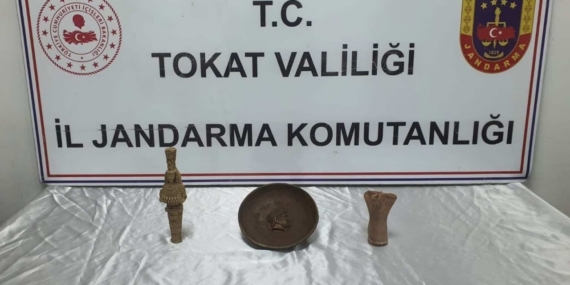 Tokat’ta jandarmadan tarihi miras operasyonu