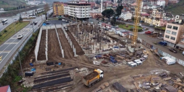 Trabzon’da Çağlayan Kentsel Dönüşüm Projesi’nde inşaatlar yükseliyor