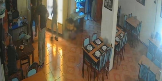 Trabzon’da restorandaki silahlı saldırının görüntüleri ortaya çıktı