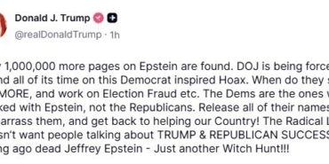 Trump’tan Adalet Bakanlığı’na Epstein belgeleri çağrısı: "Hepsinin isimlerini açıklayıp ülkeye hizmete geri dönün"