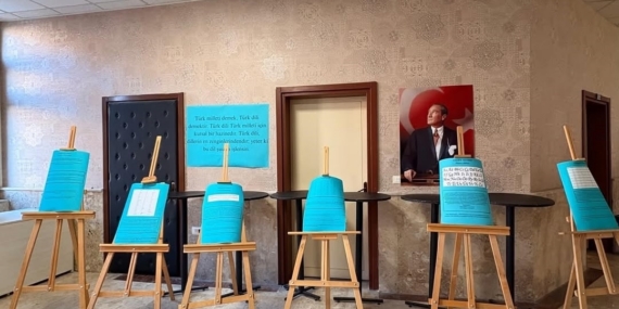 Türklerin tarih boyunca kullandığı alfabeler Denizli’de sergilendi