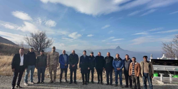 Tuzluca Kaymakamı Abdüllatif Yılmaz Hadımlı köyünde vatandaşlarla buluştu