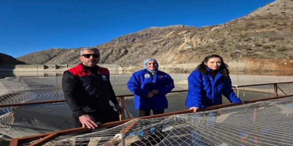 Uludere’de alabalık üretim tesislerine denetim