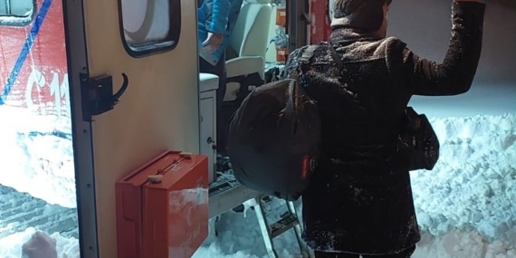 UMKE ekipleri köylerde mahsur kalan hastalar için seferber oldu