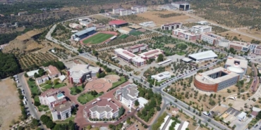 Üniversite kampüsü estetik görünüme kavuşturuldu