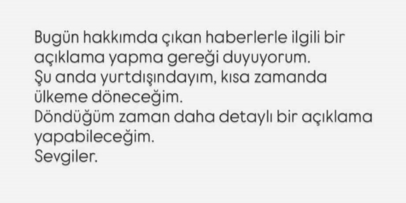 Uyuşturucu soruşturmasında hakkında yakalama kararı çıkartılan Şeyma Subaşı: "Ülkeme döneceğim"