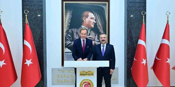 Vali Aksoy, Belçika’nın Ankara Büyükelçisini makamında ağırladı