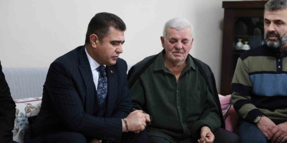 Vali Aslan şehit polis Turgut Külünk’ün ailesini yalnız bırakmadı