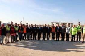 Vali Coşkun, Denizli OSB’nin yeni arıtma tesisi şantiyesini inceledi