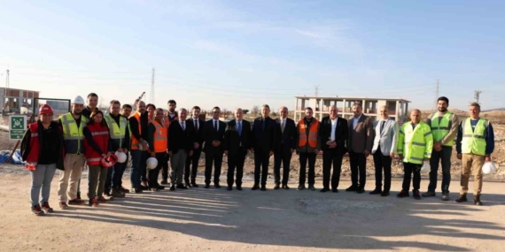 Vali Coşkun, Denizli OSB’nin yeni arıtma tesisi şantiyesini inceledi