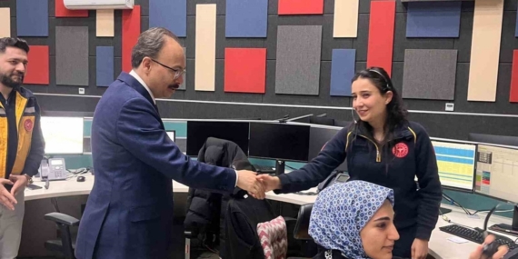 Vali Kızılkaya, yılbaşı mesaisinde denetimlerde bulundu