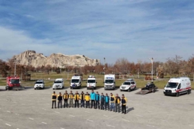 Van’da acil sağlık ekipleri çetin kış şartlarına karşı göreve hazır