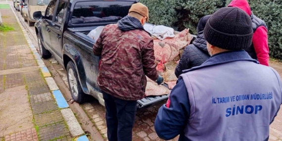 Yasa dışı avlanan kalkanlar, ihtiyaç sahiplerine ücretsiz dağıtıldı