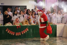 Yeni yıla horon ve kolbastı oynayarak girdiler