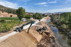 Yenişehir Göksu Çayı ıslah çalışmaları hızla devam ediyor
