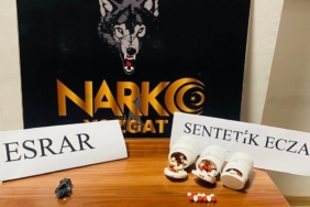 Yerköy’de 165 adet sentetik ecza maddesi ele geçirildi