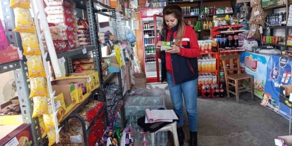 Yılbaşı öncesi gıda satan işletmelere yönelik denetim