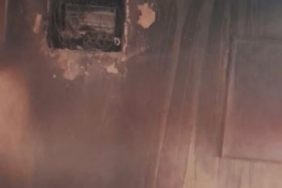 Yıldırım düşen camide başlayan yangın ucuz atlatıldı