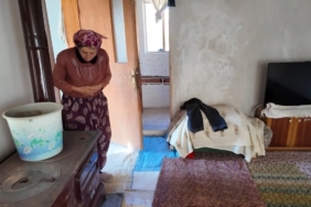 Yokluk içinde yaşadığı evde yapılan düzenlemeler Keziban teyzenin yüzünü güldürdü