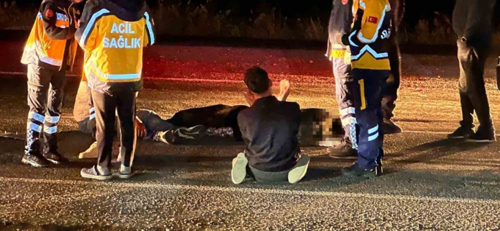 Yolun karşısına geçerken otomobilin çarptığı yaşlı adam hayatını kaybetti