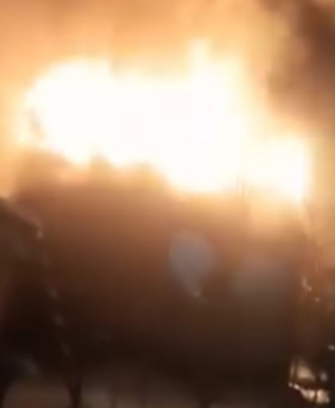 Yüksekova’da korku dolu anlar: Kalorifer kazan dairesi cayır cayır yandı