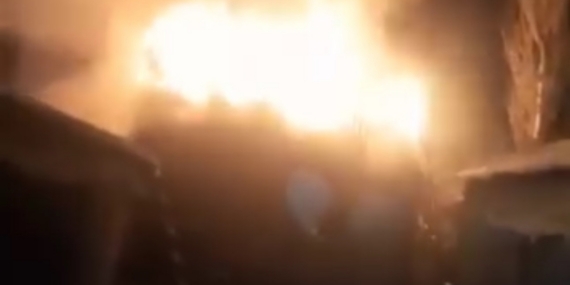 Yüksekova’da korku dolu anlar: Kalorifer kazan dairesi cayır cayır yandı