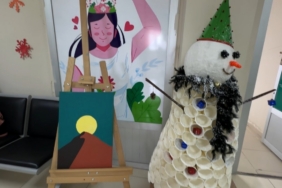 Yüksekova’da Toplum ve Ruh Sağlığı Merkezinde hastaların ürünleri sergilendi