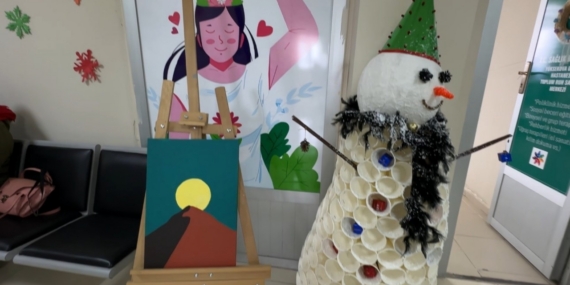 Yüksekova’da Toplum ve Ruh Sağlığı Merkezinde hastaların ürünleri sergilendi